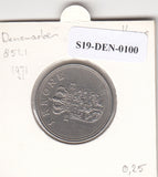 S19-DEN-0100 Denemarken 1 krone 1971  KM# 851 VF