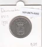 S19-DEN-0102 Denemarken 1 krone 1972  KM# 851 XF