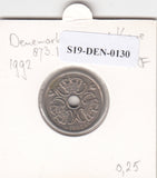 S19-DEN-0130 Denemarken 1 krone 1992  KM# 873 XF