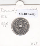 S19-DEN-0133 Denemarken 1 kroon 1995 KM# 873 UNC