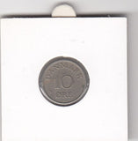 S19-DEN-0150 Denmark 10 ore 1956  KM# 841 VF