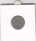 S19-DEN-0153 Denemarken 10 ore 1958 KM# 841 ZF