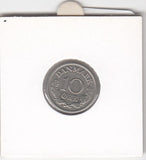 S19-DEN-0162 Denmark 10 ore 1965  KM# 849 VF/XF