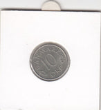 S19-DEN-0182 Denmark 10 ore 1973  KM# 860 VF/XF