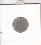 S19-DEN-0188 Denmark 10 ore 1975  KM# 860 VF/XF