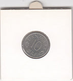 S19-DEN-0189 Denmark 10 ore 1975  KM# 860 VF/XF