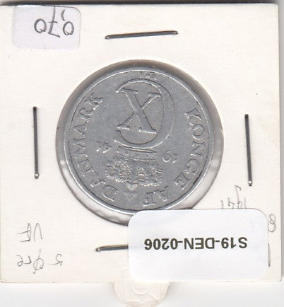 S19-DEN-0206 Denemarken 5 ore 1941  KM# 834 VF