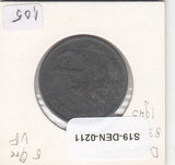 S19-DEN-0211 Denemarken 5 ore 1943  KM# 834a VF