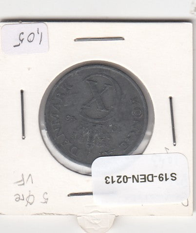 S19-DEN-0213 Denemarken 5 ore 1943 KM# 834a ZFr