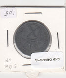 S19-DEN-0213 Denemarken 5 ore 1943 KM# 834a ZFr