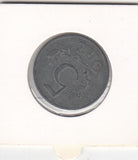 S19-DEN-0214 Denemarken 5 ore 1943  KM# 834a VF