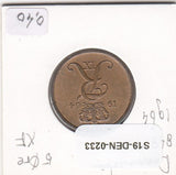 S19-DEN-0233 Denemarken 5 ore 1964  KM# 848 XF