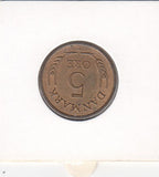 S19-DEN-0233 Denemarken 5 ore 1964  KM# 848 XF
