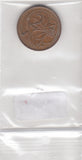 S19-EU1-0088 Australia 2 Cents 1966  KM63 VF