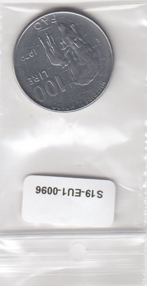 S19-EU1-0096 Italy 100 Lire 1979  KM106 VF
