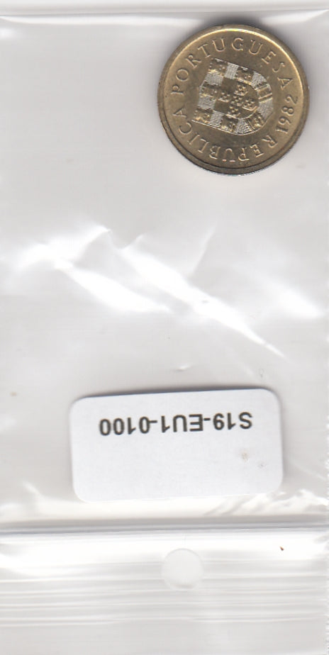 S19-EU1-0100 Portugal 1 Escudo 1982  KM614 VF