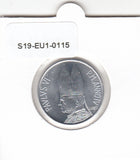 S19-EU1-0115 Vatican City 10 Lire 1966  KM87 FDC/BU