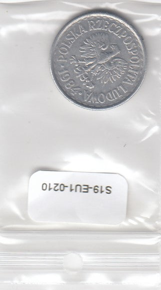 S19-EU1-0210 Poland 1 Zloty 1984   Y49.1 VF