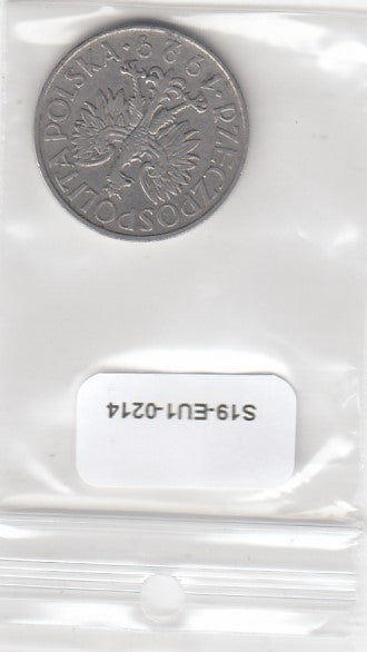 S19-EU1-0214 Poland 1 Zloty 1929   Y14 VF