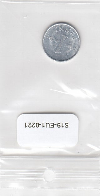 S19-EU1-0221-M09 Finland 1 Penni 1971 Y44a Zeer Fraai