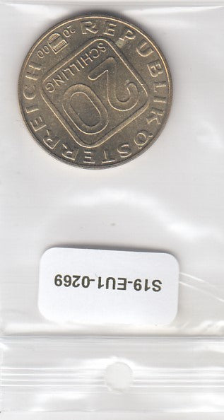 S19-EU1-0269 Austria 20 Schilling 2000   KM3064 UNC