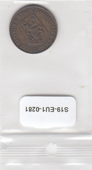 S19-EU1-0281 Czechoslovakia 50 Haleru 1964   KM55 VF