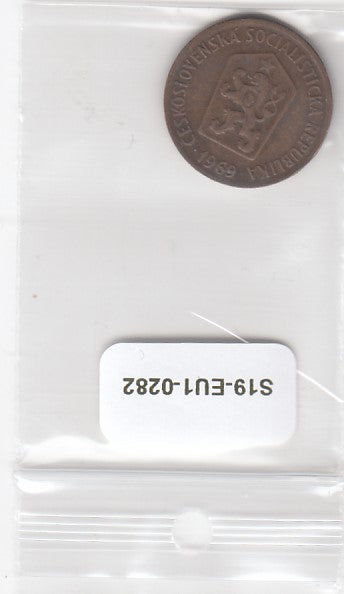 S19-EU1-0282 Czechoslovakia 50 Haleru 1969   KM55 VF