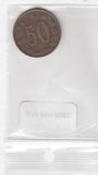 S19-EU1-0282 Czechoslovakia 50 Haleru 1969   KM55 VF