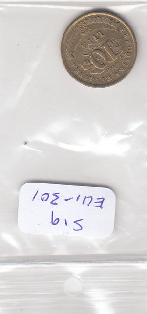 S19-EU1-0301 Croatia 10 Lipa 1997   KM6 VF