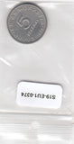 S19-EU1-0374 Greece 5 Drachmai 1978   KM118 VF