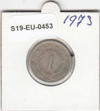 S19-EU1-0453 Yugoslavia 1 Dinar 1973   KM59 VF