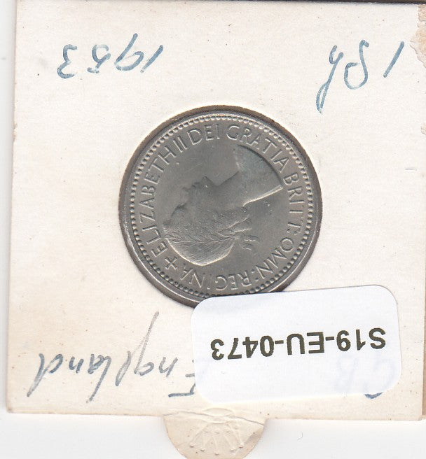 S19-EU1-0473 UK 1 Shilling 1953   KM891 AU Scotish