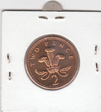 S19-GBR-0004-M08 United Kingdom 2 Pence UNC 1998 KM987a   Bronze