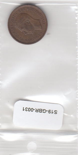 S19-GBR-0031 United Kingdom Farthing XF/UNC 1942 KM843
