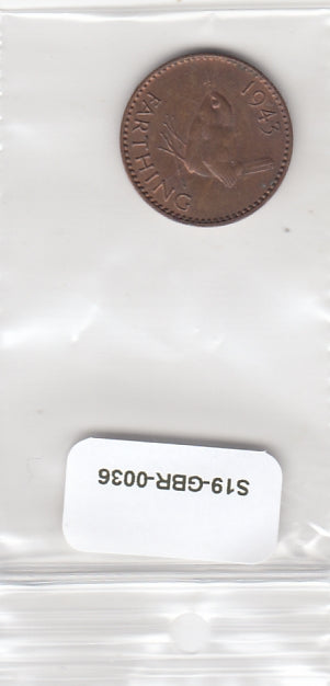 S19-GBR-0036 Verenigd Koninkrijk Farthing XF/UNC 1943 KM843