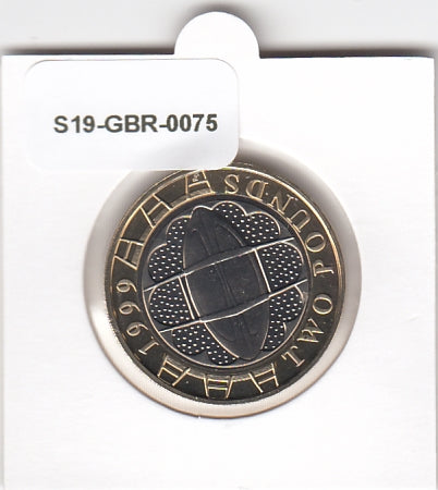 S19-GBR-0075 United Kingdom 2 Pounds BU 1999 KM999   Only 136.696 Minted