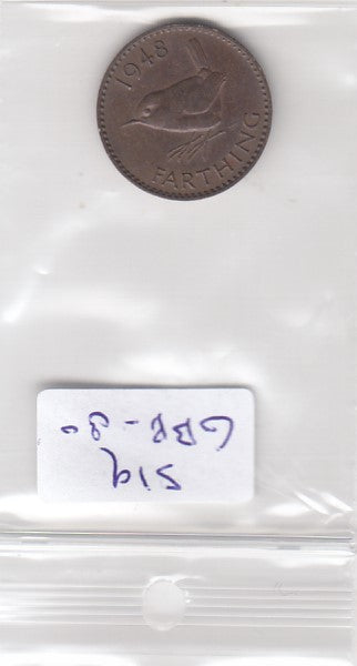 S19-GBR-0080 United Kingdom Farthing VF 1948 KM843