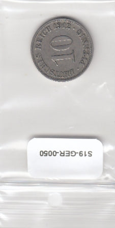 S19-GER-0050 Duitsland 10 Pfennig 1912 A KM12 VF