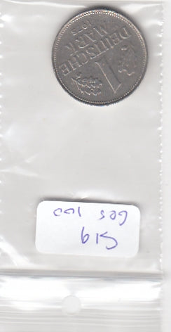 S19-GER-0100 Germany 1 Mark 1975 F KM110 VF