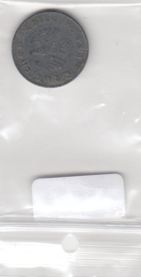 S19-GER-0215 Germany 10 Reichspfennig 1942 J KM101 VF