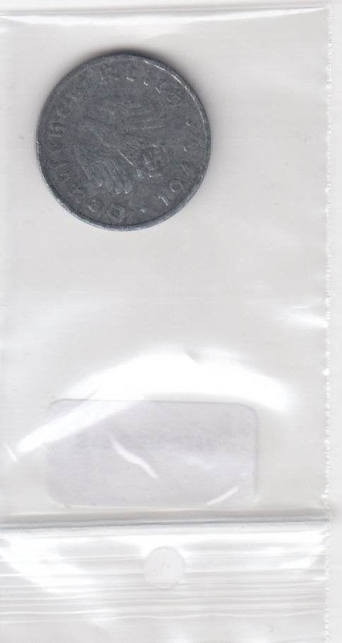 S19-GER-0218 Germany 10 Reichspfennig 1943 F KM101 VF