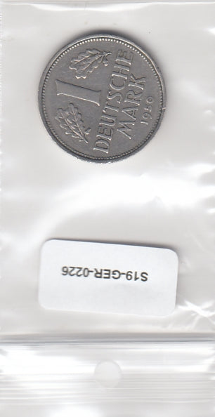 S19-GER-0226 Duitsland 1Mark 1950 F KM110 ZG