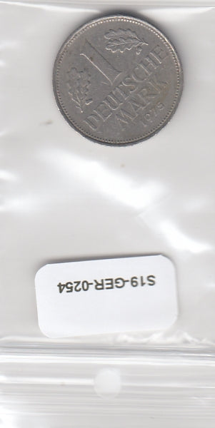 S19-GER-0254 Germany 1Mark 1975 F KM110 FI/VF