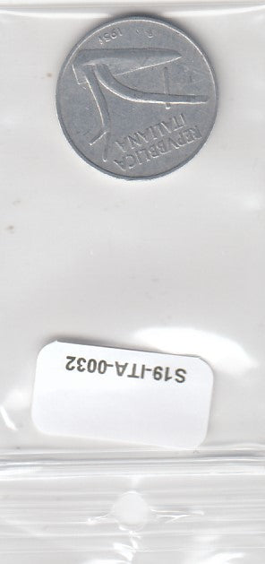 S19-ITA-0032-M05 Italy 10 Lire 1951  KM93 CQ