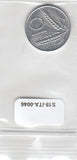 S19-ITA-0046-M05 Italy 10 Lire 1975  KM93 CQ