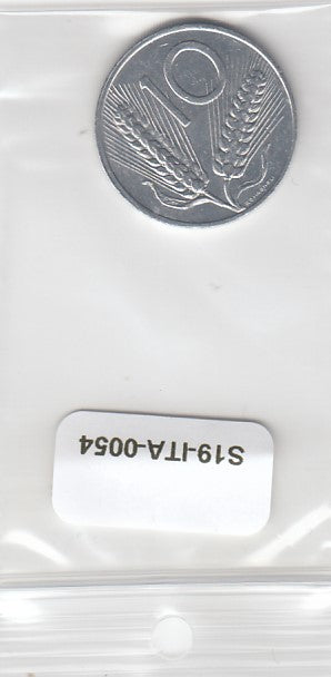 S19-ITA-0054-M01 Italy 10 Lire 1989  KM93 CQ