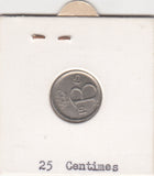 S19-MAS-01041 België 25 centimes 1965   KM# 154 UNC Legende in Nederlands - 'BELGIË'