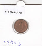 S19-MAS-04781 Duitsland 1 pfennig 1984 J KM# 105 XF