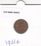 S19-MAS-04852 Duitsland 1 pfennig 1966 G KM# 105 VF