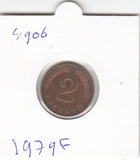 S19-MAS-04906 Duitsland 2 pfennig 1979 F KM# 106a UNC